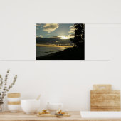 Poster Coucher de soleil de Ka'anapali (Cuisine)