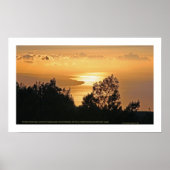 Poster Coucher de soleil de Kaho'olawe (Devant)