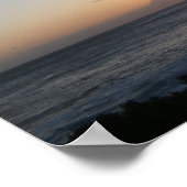 Poster Coucher de soleil de Kauai (Coin)
