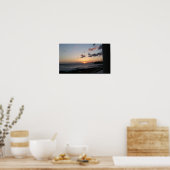 Poster Coucher de soleil de Kauai (Cuisine)