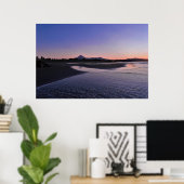 Poster Coucher de soleil de la plage Fitzroy (Bureau à domicile)