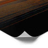 Poster Coucher de soleil de la plage Redondo #1 (Coin)