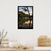 Poster Coucher de soleil de la rivière Frio (Cuisine)