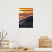 Poster Coucher de soleil de la vallée de Lamar (Cuisine)