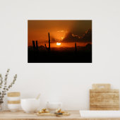 Poster Coucher de soleil de l'Arizona (Cuisine)