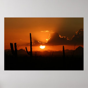 Poster Coucher de soleil de l'Arizona