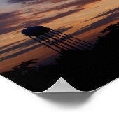 Poster Coucher de soleil de l'Iowa (Coin)