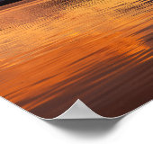 Poster Coucher de soleil de loch (Coin)