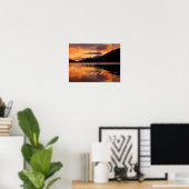 Poster Coucher de soleil de loch (Bureau à domicile)
