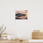 Poster Coucher de soleil de loch (Cuisine)