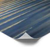 Poster Coucher de soleil de marée basse de janvier (Coin)