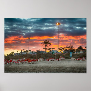 Poster Coucher de soleil de Maspalomas