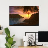 Poster Coucher de soleil de Maui (Bureau à domicile)