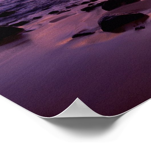 Poster Coucher de soleil de Molaki (Coin)