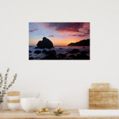 Poster Coucher de soleil de Muir Beach (Cuisine)