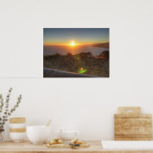 Poster Coucher de soleil de Muir Beach (Cuisine)