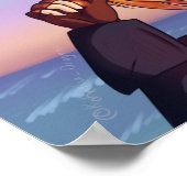 Poster Coucher de soleil de pirate (Coin)