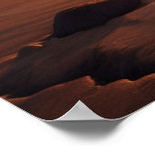 Poster Coucher de soleil de plage tropical (Coin)