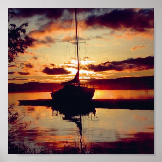 Poster Coucher de soleil de Rocky Point (Devant)