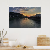 Poster Coucher de soleil de Salzbourg (Cuisine)