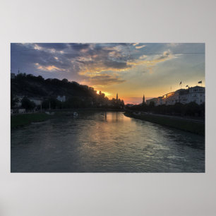 Poster Coucher de soleil de Salzbourg