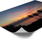 Poster Coucher de soleil de San Diego (Coin)