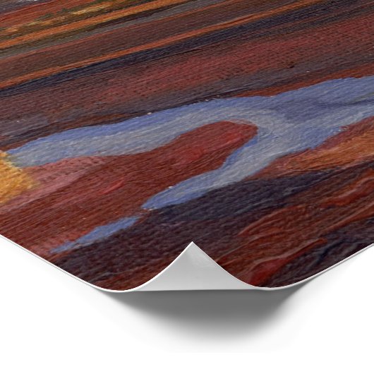 Poster Coucher de soleil de Santan (Coin)