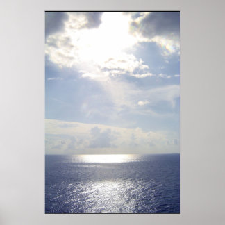 Poster Coucher de soleil de St Thomas