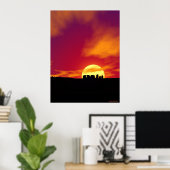 Poster Coucher de soleil de Stonehenge (Bureau à domicile)