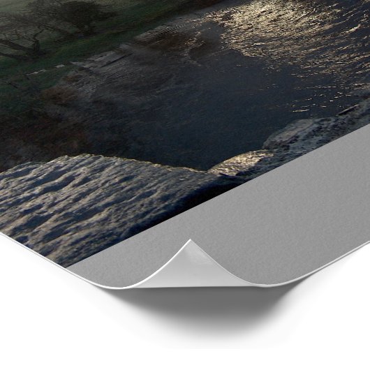 Poster Coucher de soleil de Teifi (Coin)