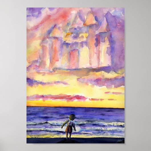 Poster Coucher de soleil de Thoreau (Devant)