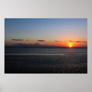 Poster Coucher de soleil de Trawangan