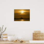 Poster coucher de soleil de venise (Cuisine)