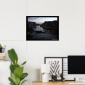 Poster Coucher de soleil de Venise avec Gondalas (Bureau à domicile)