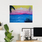 Poster Coucher de soleil de Ventura (Bureau à domicile)