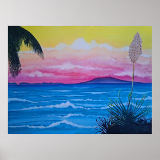 Poster Coucher de soleil de Ventura