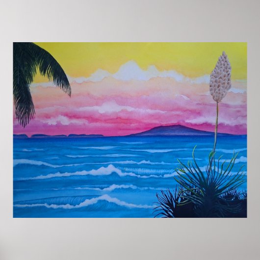 Poster Coucher de soleil de Ventura (Devant)