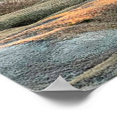 Poster Coucher de soleil des Badlands (Coin)