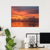 Poster Coucher de soleil des Everglades (Bureau à domicile)