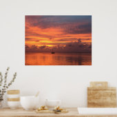 Poster Coucher de soleil des Everglades (Cuisine)