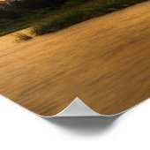 Poster Coucher de soleil des lacs Vermillion (Coin)