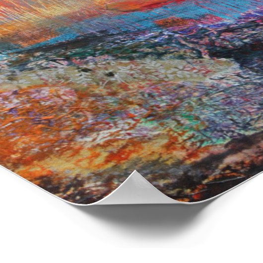 Poster Coucher de soleil des marais 2013 (Coin)