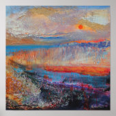 Poster Coucher de soleil des marais 2013 (Devant)