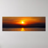 Poster coucher de soleil d'été (Devant)