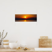 Poster coucher de soleil d'été (Cuisine)