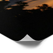 Poster Coucher de soleil d'été à Tahoe (Coin)