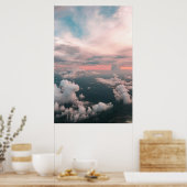 Poster Coucher de soleil d'été Nuages Sky Paysage (Cuisine)