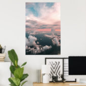 Poster Coucher de soleil d'été Nuages Sky Paysage (Bureau à domicile)