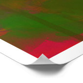 Poster Coucher de soleil d'été Paysage Abstrait (Coin)