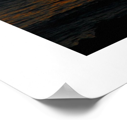 Poster Coucher de soleil d'Hawaii (Coin)